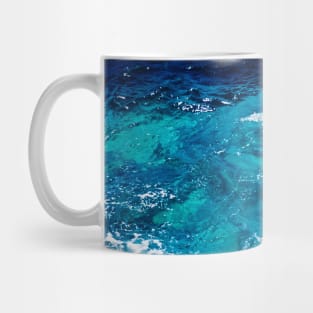 Ocean blue waves Mug